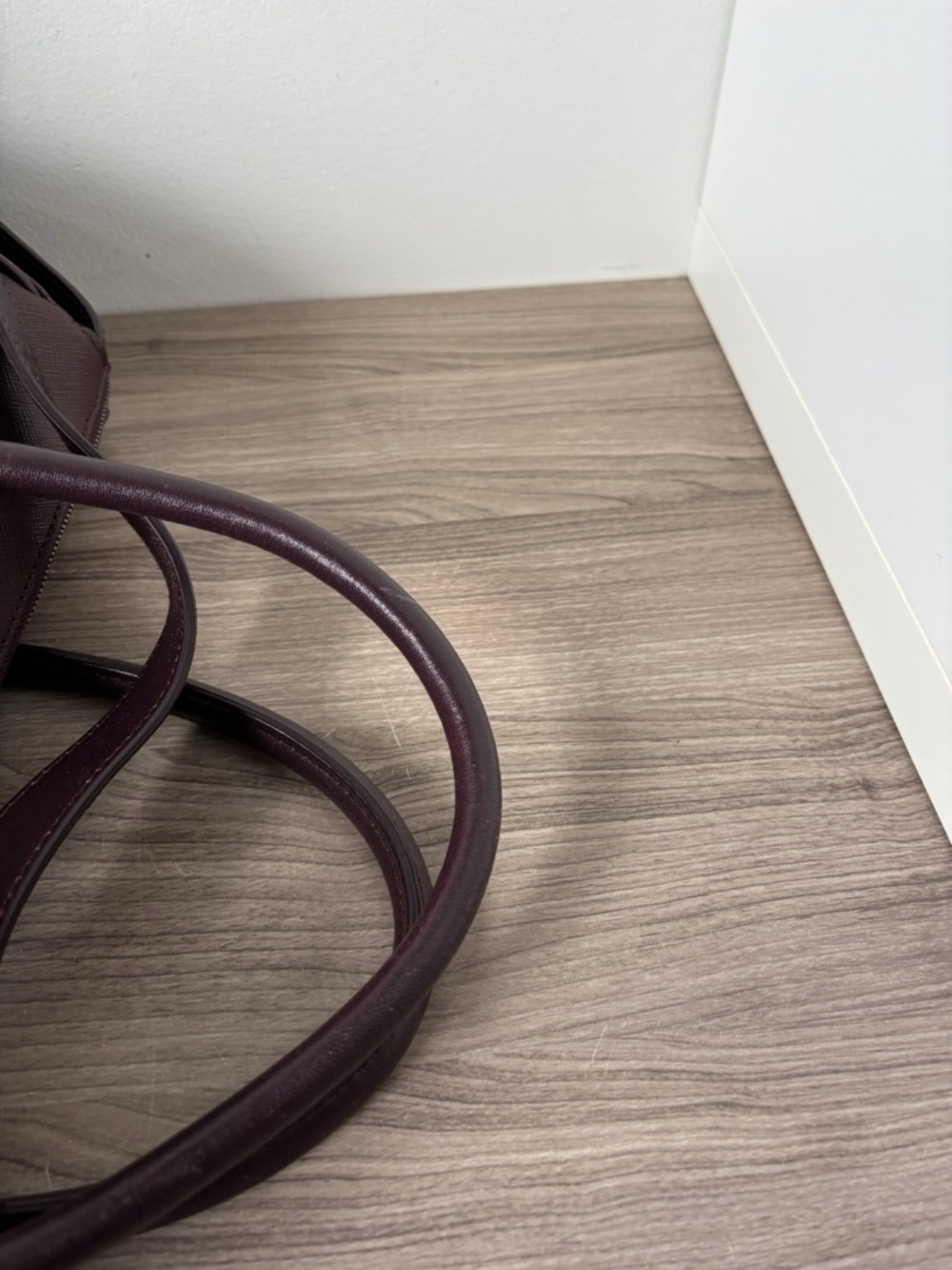Tumi Villa Purple Leather Handbag Tote Bag Laptop Travel Purse 73126 Authentic❤️ - Picture 13 of 16